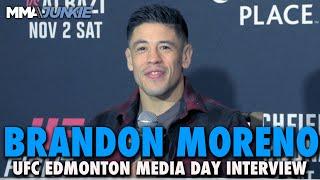 Brandon Moreno Gets Real on Struggles Behind Layoff: 'Maybe I'm a 'P**sy' | UFC Edmonton