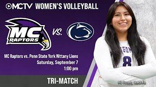 Montgomery College Raptors Volleyball vs. York College Spartans