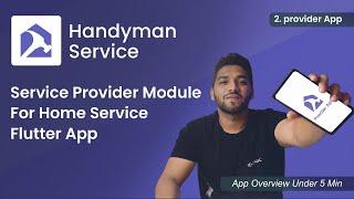 Provider Module For Handyman Home Service App | Iqonic Design