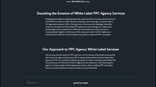 White Label PPC Agency Services | Goat Digital