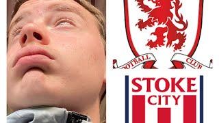 Middlesbrough vs Stoke city / angry stoke fans turn on players as stoke lose once again