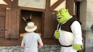 Talking Donkey and Shrek Meet and Greet - Universal Studios - Orlando, FL