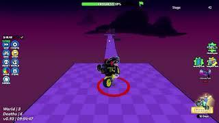 My fastest speedrun in Bike Obby (World 3!) | Dopeblox