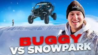 We took a BUGGY to a SKI RESORT! Big Air, Drifts & Crash!