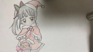 How to Draw  Kanao Xmas Easy | demon slayer tiktok