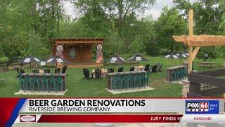 Enjoy a cold one at Riverside Brewing Company's new outdoor beer garden