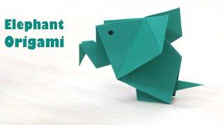 Easy Origami Elephant - Paper Elephant instructions