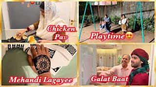 Papa Says : Galat Baat!! | Aaj Chicken Pav Banaye | Ruhaan Ka naya Playtime