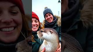  Ottery Adorable Moments ️#otterlyadorable  #WildlifeWonder #FurryFriends #OceanBehemots #scary