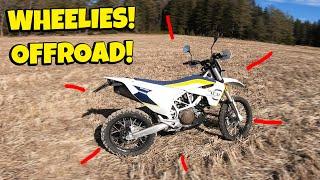 WHEELIEMASKIN! - Husqvarna 701 Enduro 2017 Motovlog