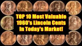 $19,000+ STARTLING RECENT SALES! - TOP 10 Most Valuable 1960's Lincoln Cents Today!