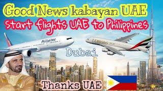 Good news OFW kabayan  Dubai to Philippines flights | ofw uae | #uae #Philippines #goharinfo #update