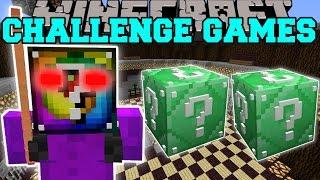 Minecraft: AZKOR THE QUESTIONABLE CHALLENGE GAMES - Lucky Block Mod - Modded Mini-Game