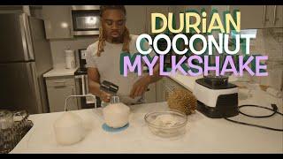 Durian Coconut Mylkshake (Tropical Raw Vegan Milkshake)