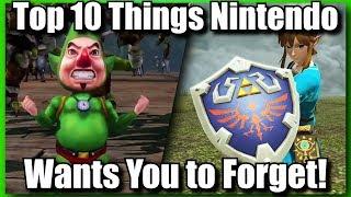 Top 10 Things Nintendo Wants You To Forget About Zelda