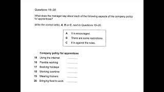 Crime Report Form IELTS Listening