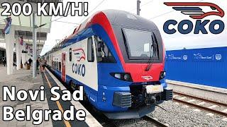 Traveling on Serbia's NEW high speed train Soko / Соко | Novi Sad - Belgrade / Beograd