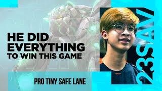 TINY DOTA 2 PRO GAMEPLAY "23SAVAGE" VS "NOTHINGTOSAY" TA PLAYER PERSPECTIVE - 7.31 2022