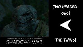 Insane Orc Captain Encounters! (Two Headed Orc/Rebel Orc) | Shadow of War