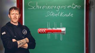 Dübel richtig anwenden: Profi-Tipps zur sicheren Befestigung! 1️⃣2️⃣ #Schreinergesetze - Dübelkunde