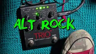 Building a loop from scratch on TRIO+, Alt Rock 3, replaced bass