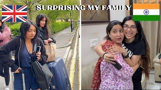 Surprise visit to India| Family reaction 