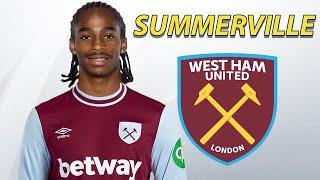 CRYSENCIO SUMMERVILLE ● Welcome to West Ham  Best Dribbling Skills, Goals & Speed