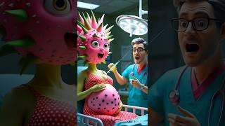 Evolution of Baby: Pregnant pink cheery by  doctor in hospital 12a #cat #cute#love #shorts