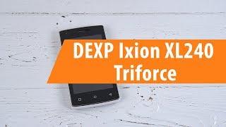 Распаковка DEXP Ixion XL240 Triforce / Unboxing DEXP Ixion XL240 Triforce