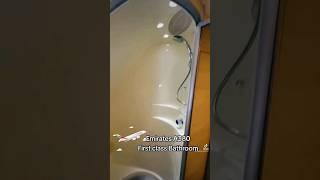 Emirates A380 First Class Bathroom, Shower in the sky!!! | Full vid link in comment