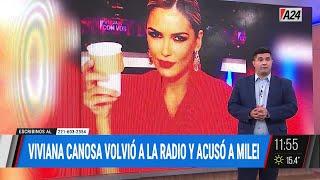  Viviana Canosa vs. Javier Milei: "El Presidente ME DEJÓ SIN TRABAJO"