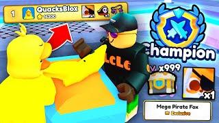 I Got MAX RANK Champion and got FREE Mega Pirate Pet in Arm Wrestling Simulator! (Roblox)