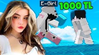 ÜNLÜ E GIRL'Ü KİRALADIM - minecraft craftrise