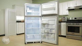 This classic-looking Frigidaire fridge runs a temperature