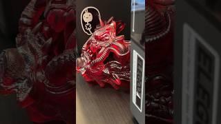 Dragon Mempo Oni mask sculpted in Nomad on IPad 3d printed on Saturn 4 Ultra by @ElegooOfficial