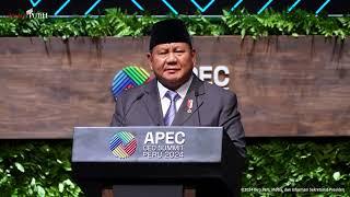 Keynote Speech Presiden Prabowo pada APEC CEO Summit Peru 2024, Lima, 14 November 2024