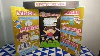 COMO HACER UN PROYECTO DE VIDA / COMO HACER UN LAPBOOK PROYECTO DE VIDA / LAPBOOK FACIL DE HACER