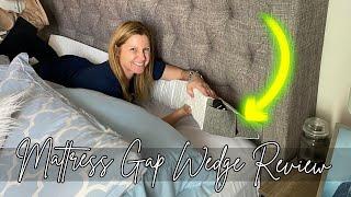 LOSKIA Bed Wedge Pillow Stopper Mattress Gap | Review