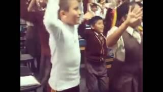 Video shows primary class going crazy to Travis Tune - 6,000 miles away in Peru