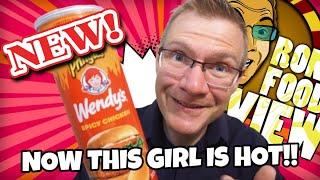 NEW!! PRINGLES WENDY'S SPICY CHICKEN!! TASTE AND REVIEW!!!