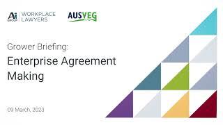 Enterprise Agreements: Webinar