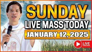 SUNDAY FILIPINO ONLINE LIVE MASS TODAY || JANUARY 12, 2025 || FR. FIDEL ROURA