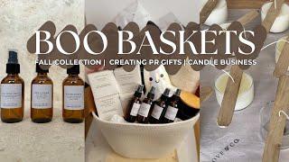 Creating 'Boo Baskets' for Fall PR Gifts | Love & Co. Candles Fall Collection