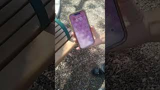 found an iphone at the park