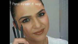 HOW TO: Pencil Eyeliner 4 ways