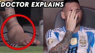 Messi in Tears With Huge Ankle After Non Contact Injury - Doctor Explains