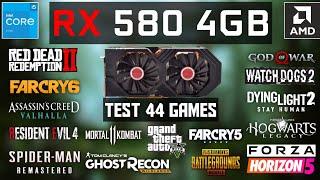 RX 580 4GB Test in 44 Games + i5 3570 - 12GB Ram