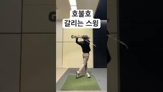 두 가지 스윙 중 어느 스윙을 선호하나요? (차이점도 남겨주세요)             #골프레슨 #골프스윙 #아이언스윙