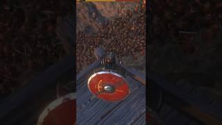 They thought they were so smart hiding underneath the catapult