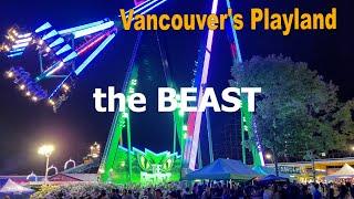 PNE 2023 Awesome Rides at Vancouver Playland Theme Park | 4K Vancouver Walk and Play